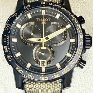 Tissot Supersport Chronograph Date Designer Mens Watch *New*